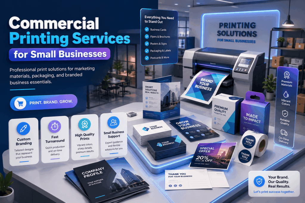 Commercial Printing Services for Small Businesses
