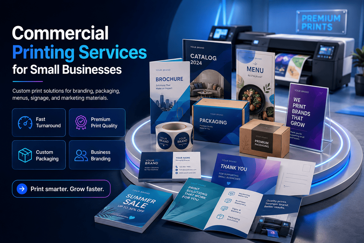 Commercial Printing Services for Small Businesses
